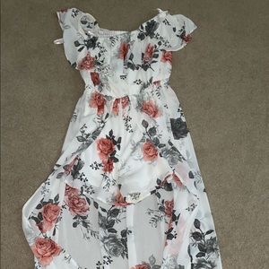 guess romper with a dress like back